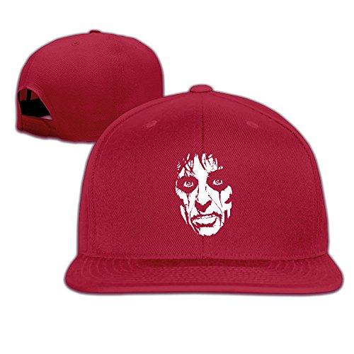 Alice Cooper Face Art Plain Adjustable Visor Hats