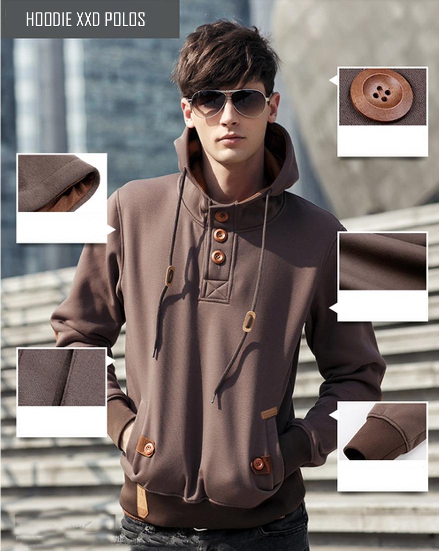 Jaket Hoodie XXD Coklat Sweatar Pria Wanita 100% Bahan Cotton Distro BERMEREK Terbaru. DISKON