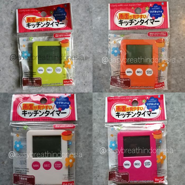 HARGA SPESIAL!!! Daiso Kitchen Timer / Alarm Masak Dapur - R8DD8S