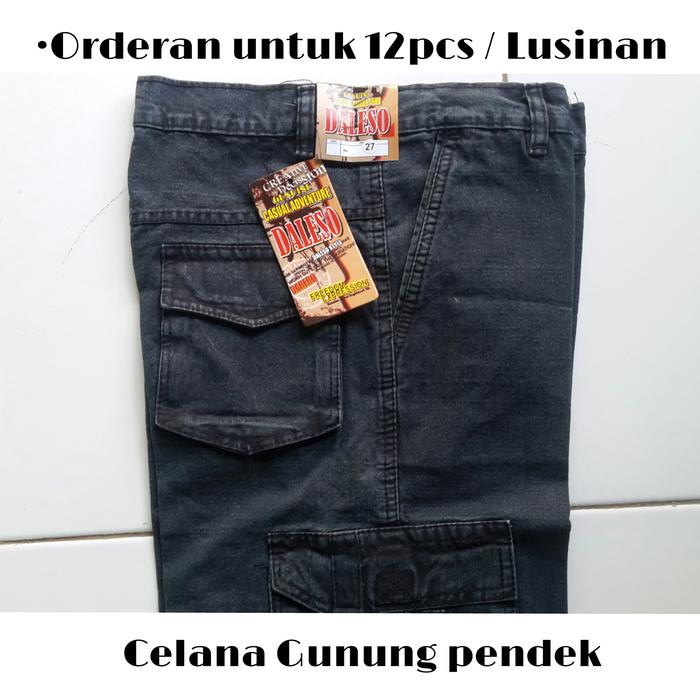 Diskon 10%!! Celana Cargo Pendek Lusinan . Harga Grosiran . Murah - ready stock
