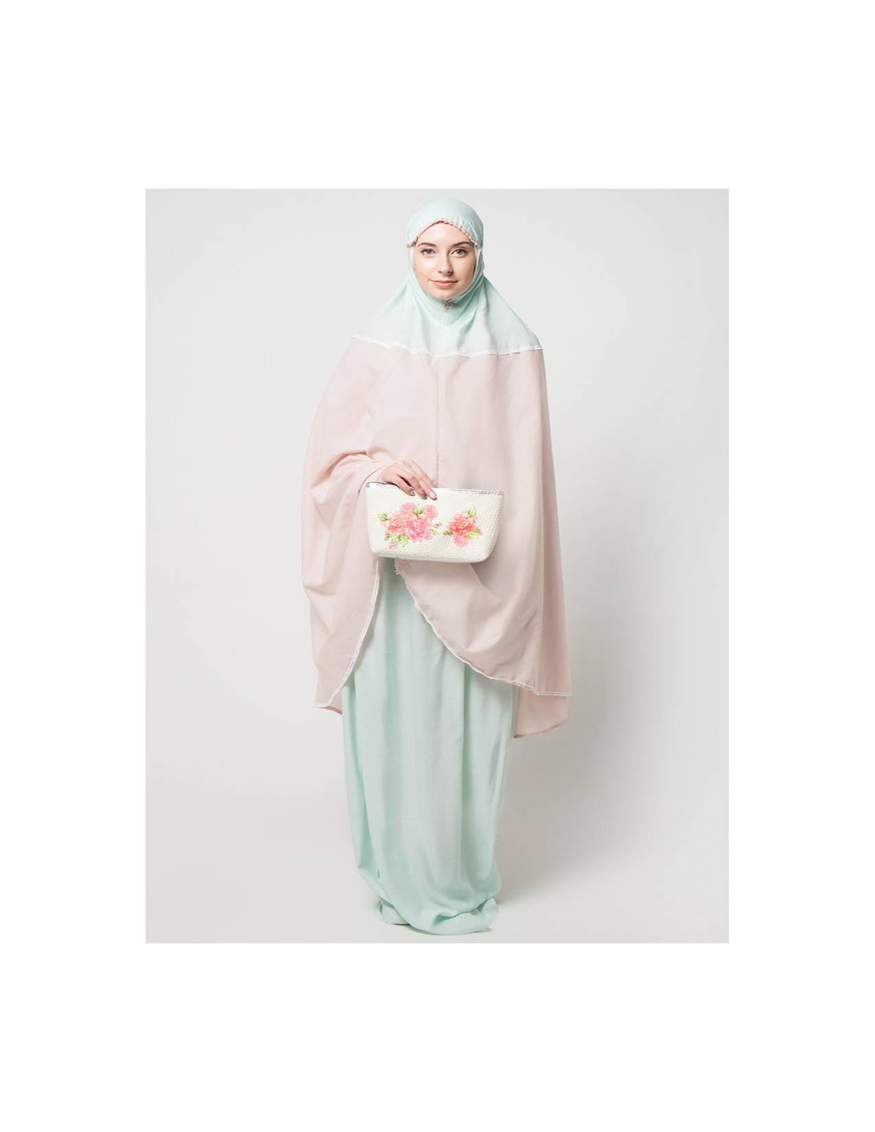 Aira Muslim Butik Anne Prayer Set With Decopage Bag