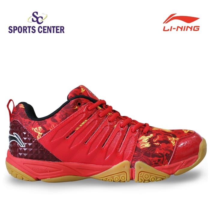 BIG SALE !!! Sepatu Badminton Lining SCOTT AYTM049 / AYTM 049 Red Terlaris di Lazada