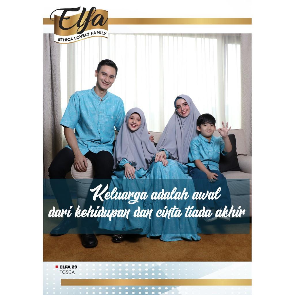 Sarimbit Elfa 29 Tosca by Ethica Harga Satuan (Gamis Anak No. 10)