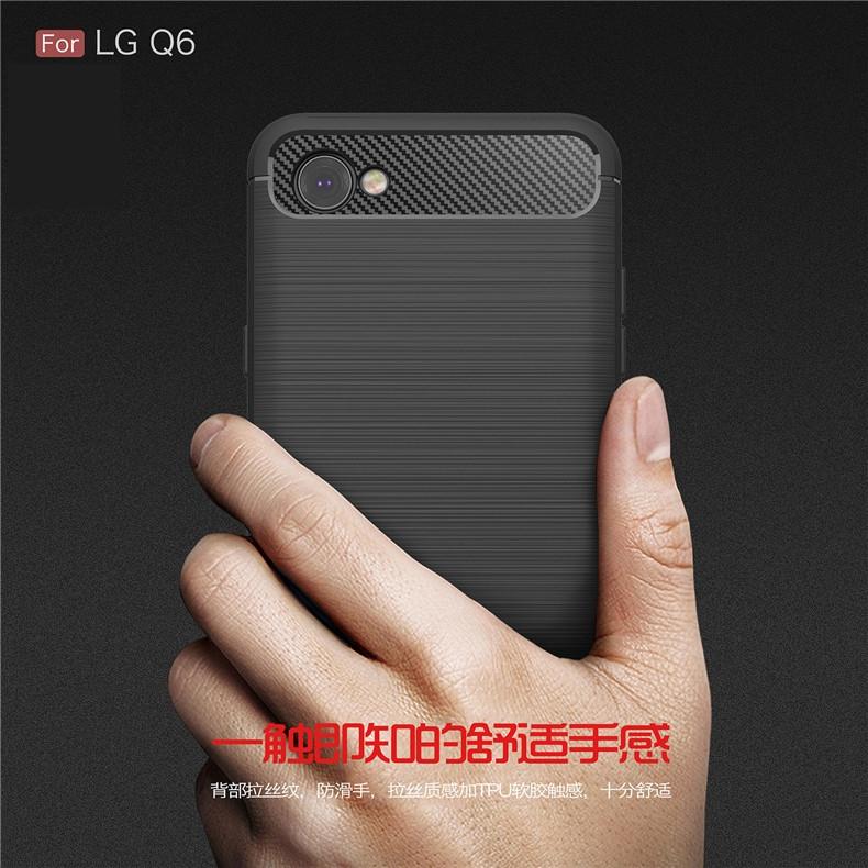 Amoy Bintang lg Q6 Casing HP Q6 + plus Sarung HP H870DS Casing H870V Silikon anti jatuh sampul lunak G6MINI modis minimalis kepribadian Pria dan wanita Q6A model baru shell pasang