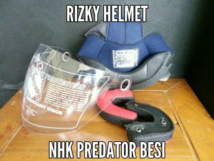 Busa helm + kaca helm Nhk Predator 1 visor