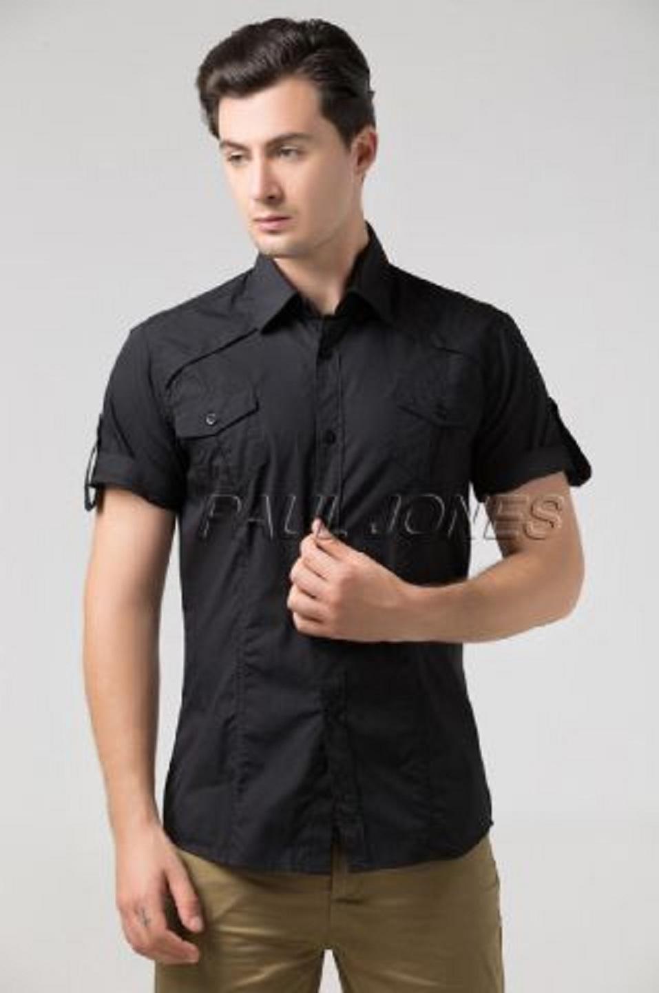 Kemeja / Hem Albert I kemeja kantoran formal trendy I kemeja katun I Lengan Panjang Pendek