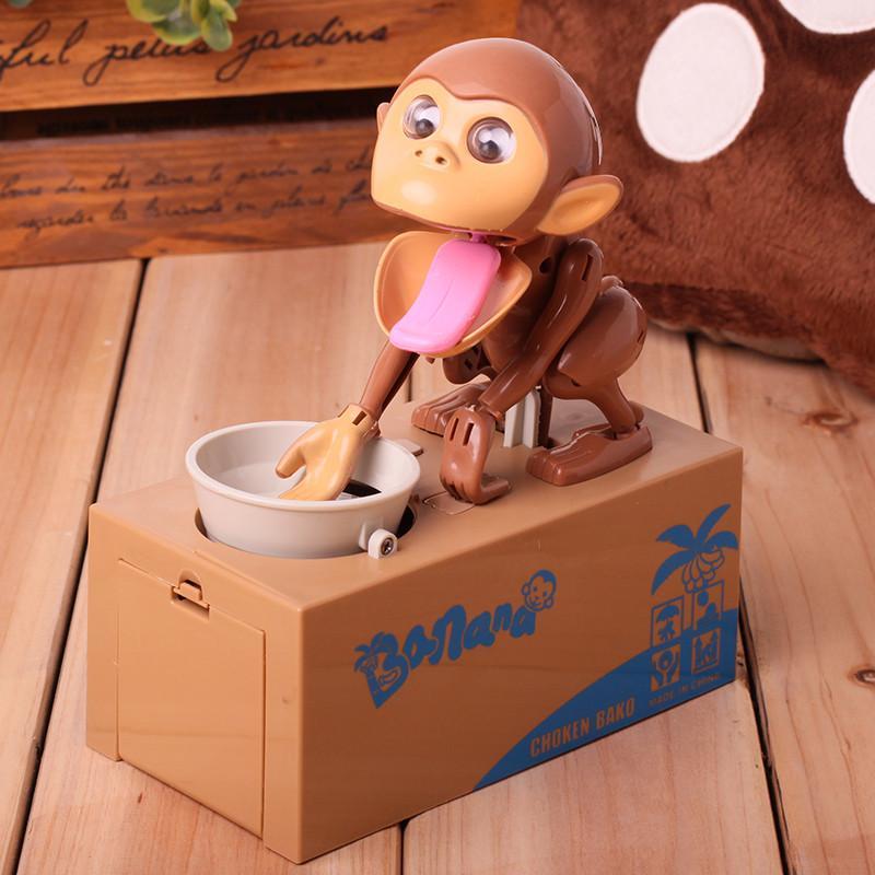 Big King Shop - Robotic Monkey Bank Celengan Unik Motif Monyet Brankas Mini Celengan Mini