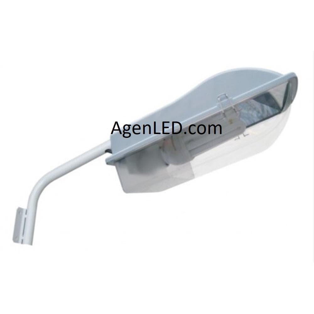 Kap Lampu Jalan PJU waterproof LED outdoor fitting E27 + TIANG KABEL