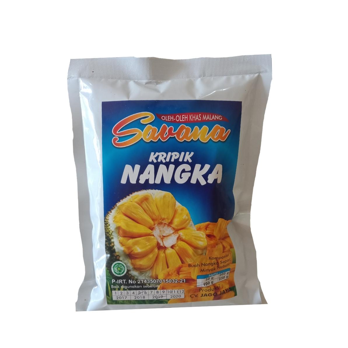 Keripik kripik Buah Nangka Camilan Sehat khas Malang Oleholeh Surabaya
