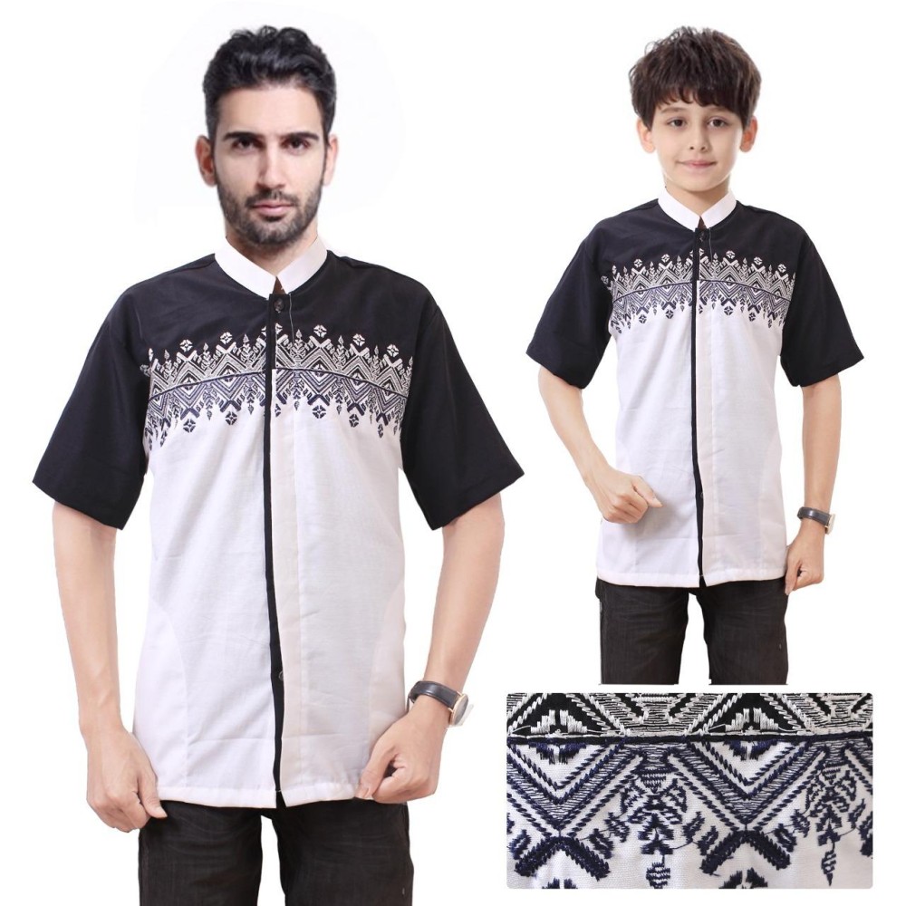Miracle Couple Atasan Baju Muslim Lindar Koko Kemeja Anak Dan Ayah