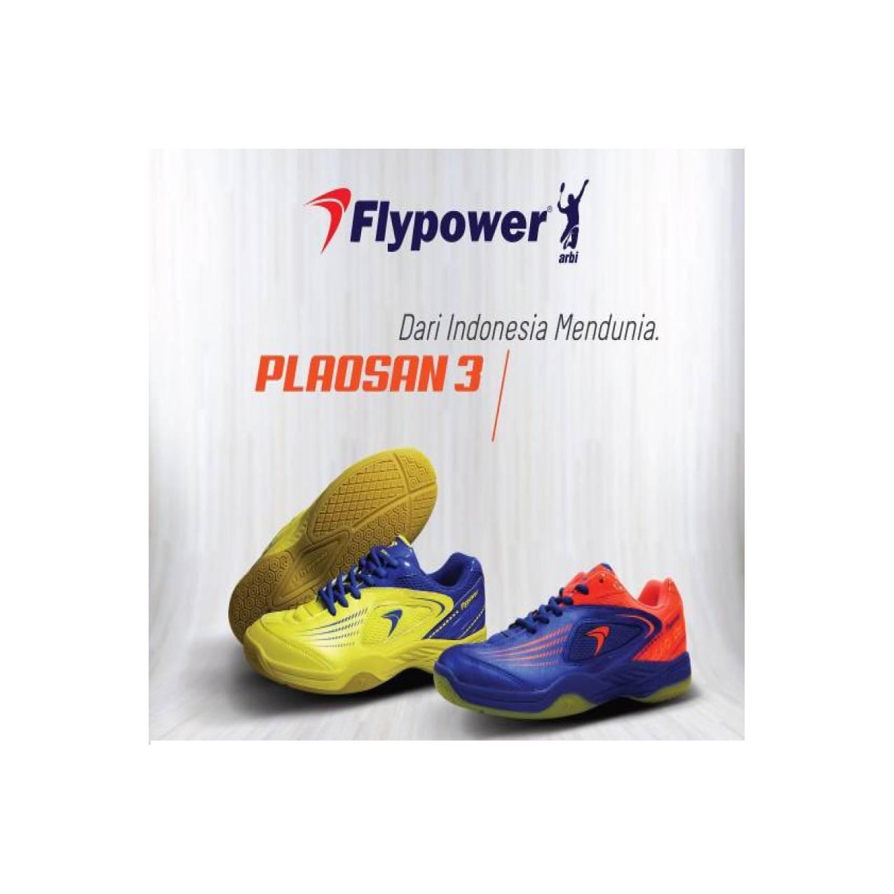 SEPATU BADMINTON ANAK FLYPOWER PLAOSAN 3 SIZE 34 35
