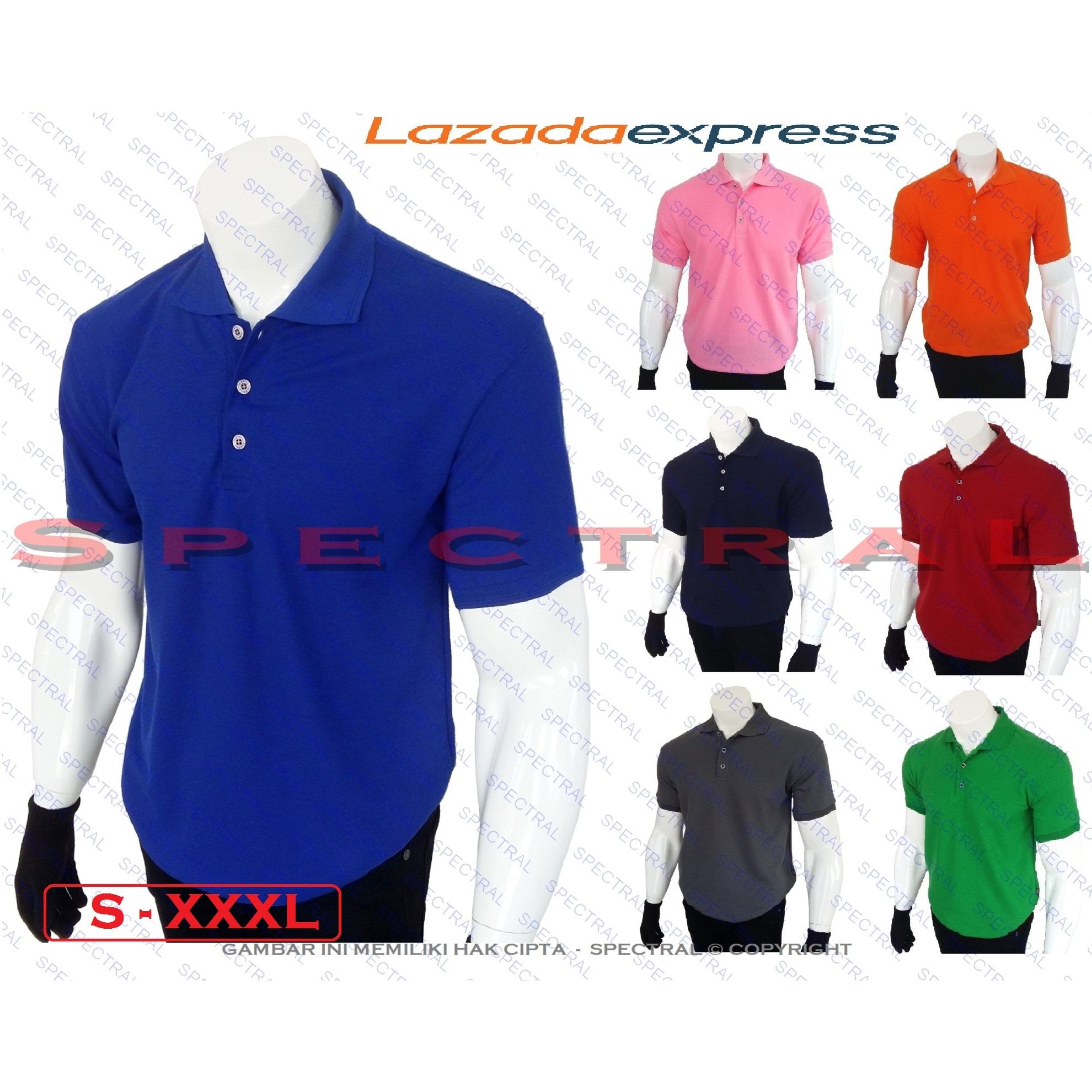 Spectral – 22 WARNA - S M L XL XXL XXXL 2L 3L Polo Shirt Kaos Distro T-Shirt Fashion Pria Wanita Cowo Cewe Baju Jakarta Bandung Terbaru Baru Now Kekinian Atasan Pakaian Polos Murah Bagus Keren Lengan Kerah Berkerah Lacos Sport Olahraga Casual Formal