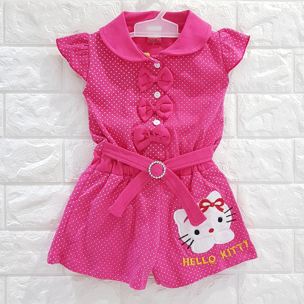 Miko Setelan Baju Anak Perempuan Baby Girl JUMPSUIT Kartun Lucu Fashionable