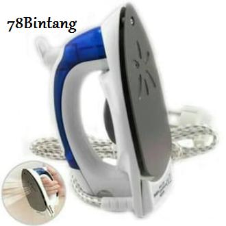 Setrika Uap Mini - Setrika Lipat - Steam Iron Traveling - Travel Iron - Setrika Mini - Setrika Uap Mini Lipat 2 in 1