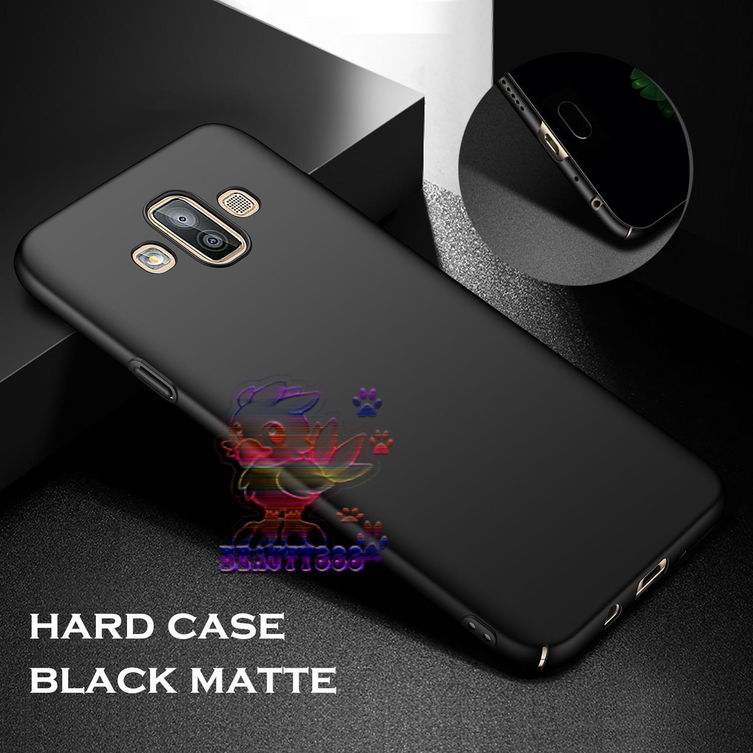 Case Samsung Galaxy J7 Duo Hard Slim Black Mate Anti Fingerprint Hybrid Case Baby Skin Samsung Galaxy J7 Duo Baby Soft Hardcase Samsung J7 Duo Plastic Back Cover / Casing Samsung J7 Duo / Case Samsung Galaxy J7 Duo - Hitam