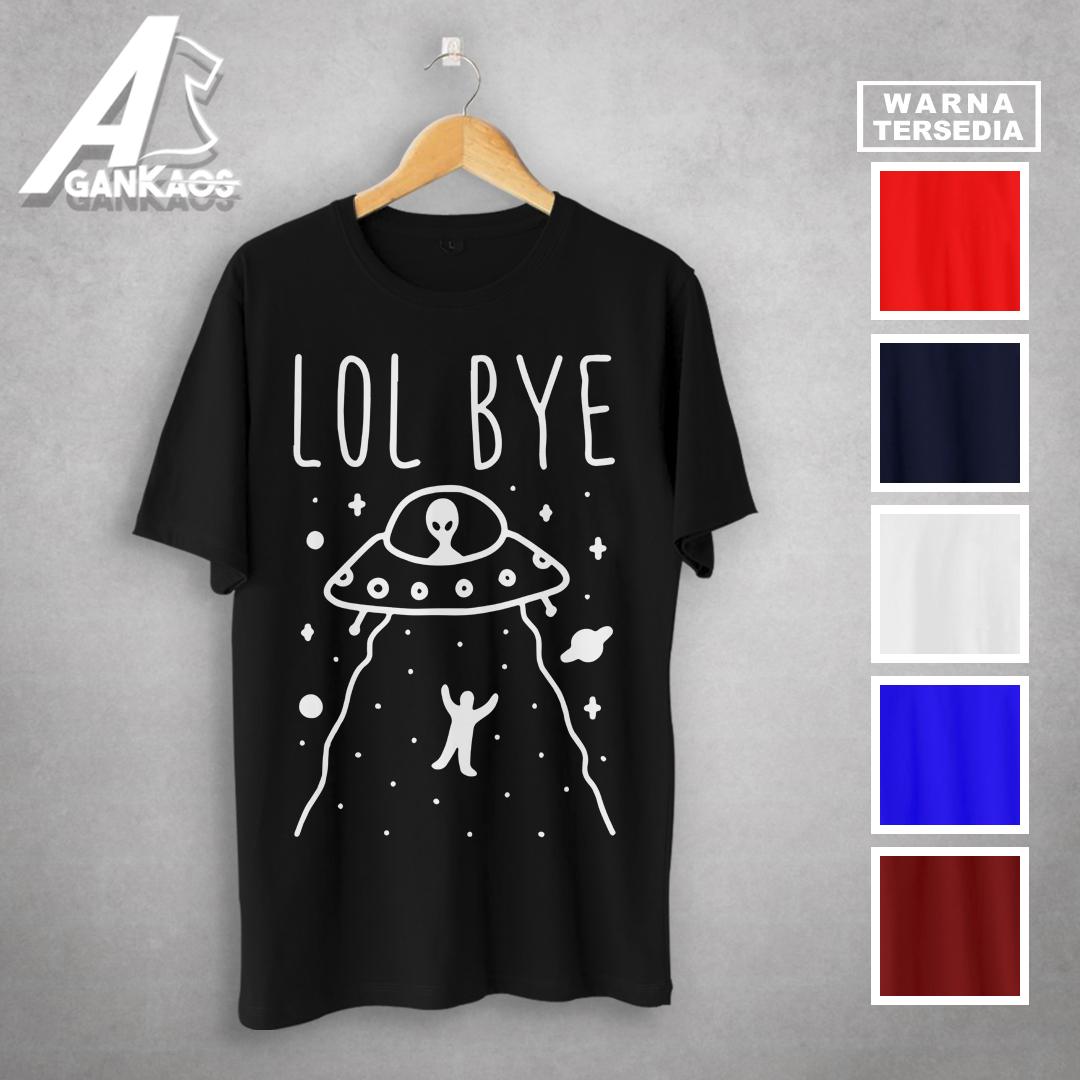 Kaos Keren Escape From The World in a UFO Tshirt Combed 30S Kualitas Distro Termurah