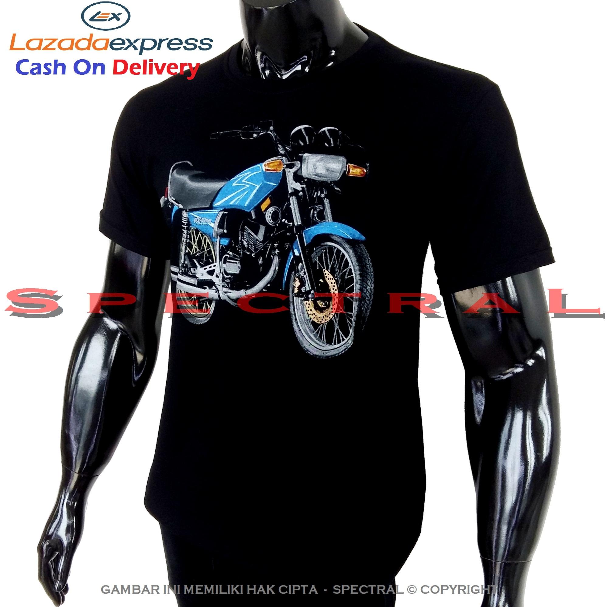 Spectral – RX KING 100% Soft Cotton Combed 30s Kaos Distro Fashion T-Shirt Atasan Terbaru Baju Pakaian Polos Pria Wanita Cewe Cowo Lengan Murah Bagus Keren Jaman Kekinian Jakarta Bandung Gambar Motor Scooter Yamaha Otomotif Sepeda Rossi Racing Mobil Balap