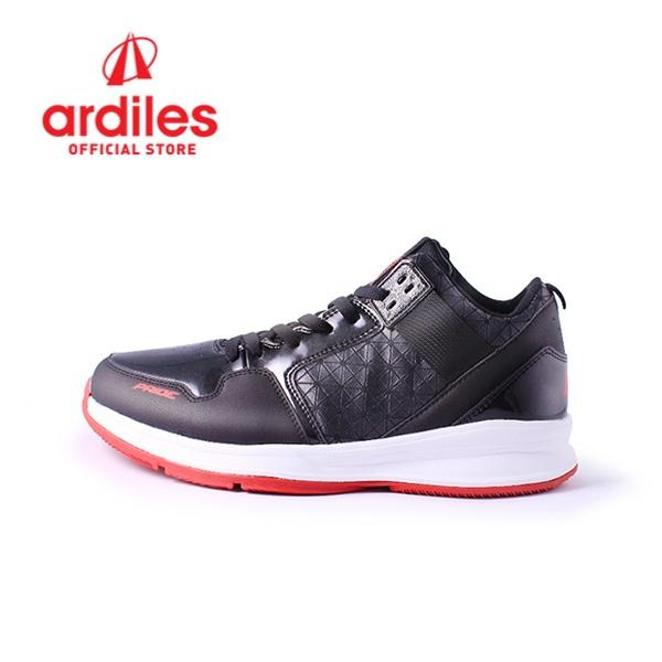 Ardiles Men Pride Basket Shoes - Black Red