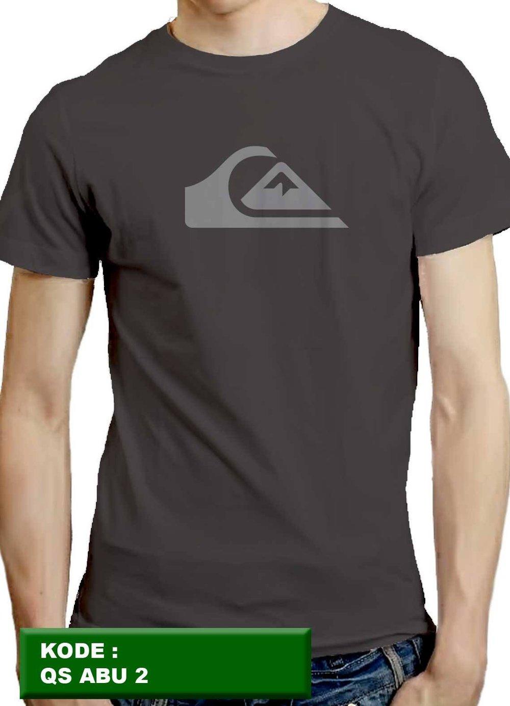 kaos Quiksilver, kaos pria, kaos cowok, kaos distro, t-shirt, abu 2, jeryhansen di lapak jeryhansen jeryhansen