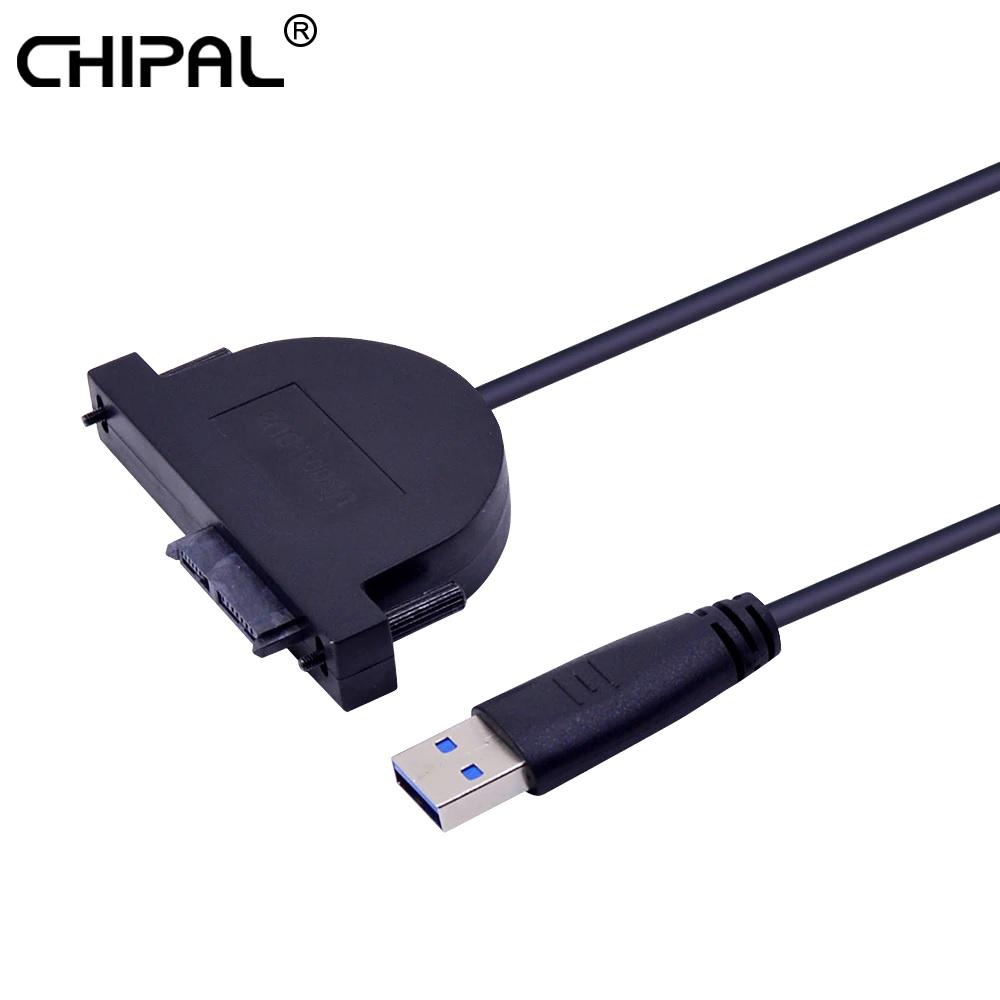 Kabel USB 3.0 to 13pin (7+6) Slimline SATA for internal Laptop CD/DVD