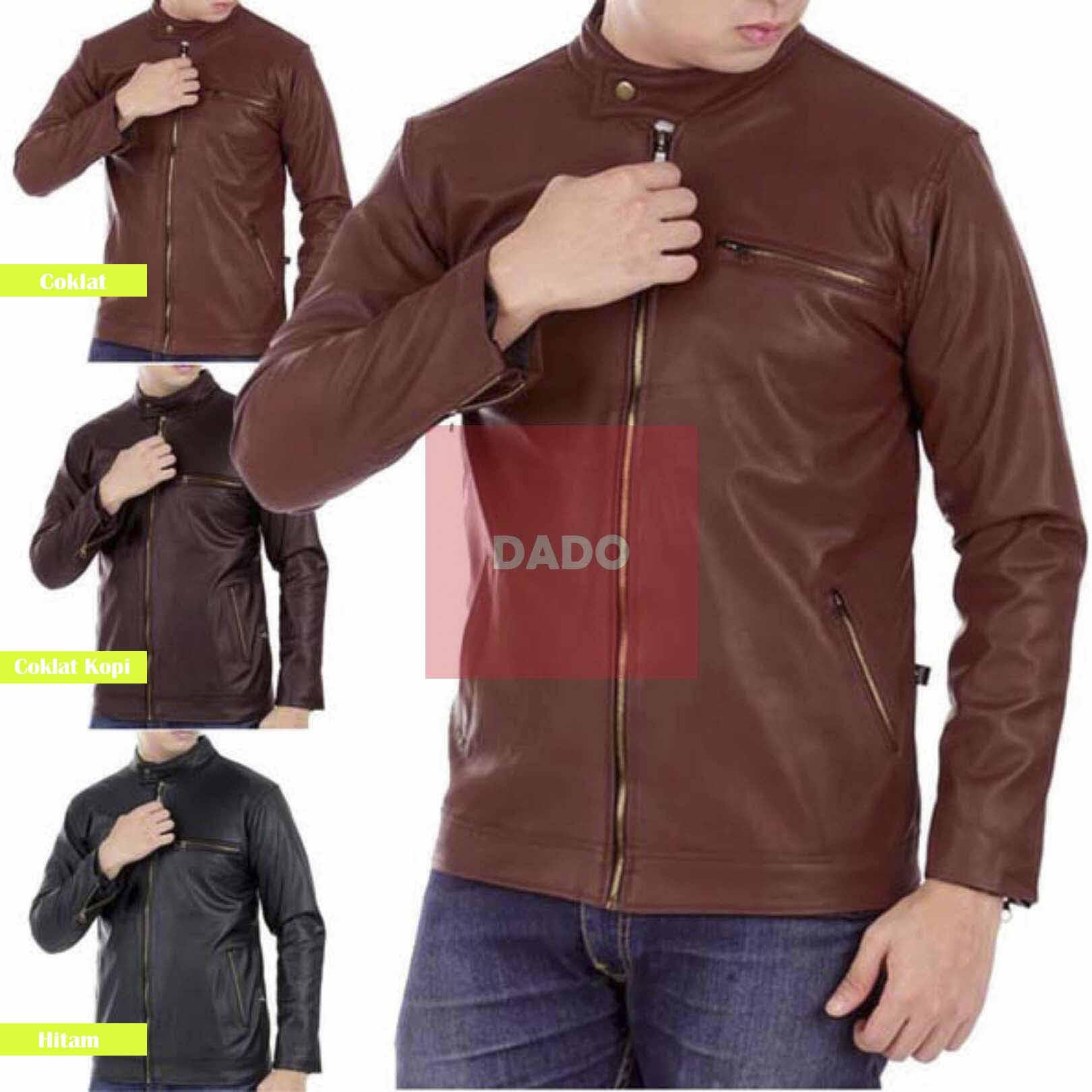 Jaket Semi Kulit Casual Pria