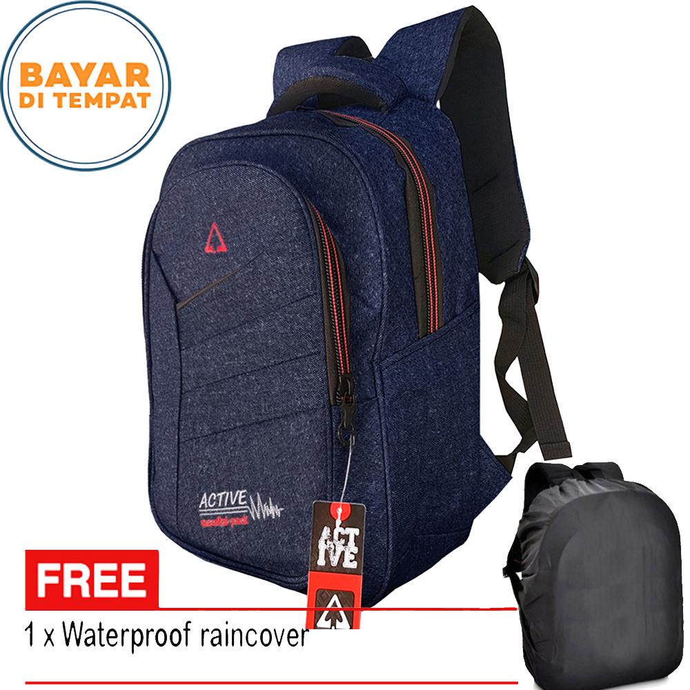 Tas Pria Tas Wanita Tas Korea Tas Ransel Korea Tas Ransel Pria Tas Ransel Wanita Tas Punggung Tas Laptop Tas Kuliah Tas Sekolah Tas Polo Tas Ransel Polo Kode Artikel Mi707 Casual + Raincover