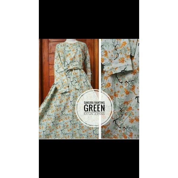 Promo Hari Ini Gamis Katun Japan Cantik Untuk Lebaran
