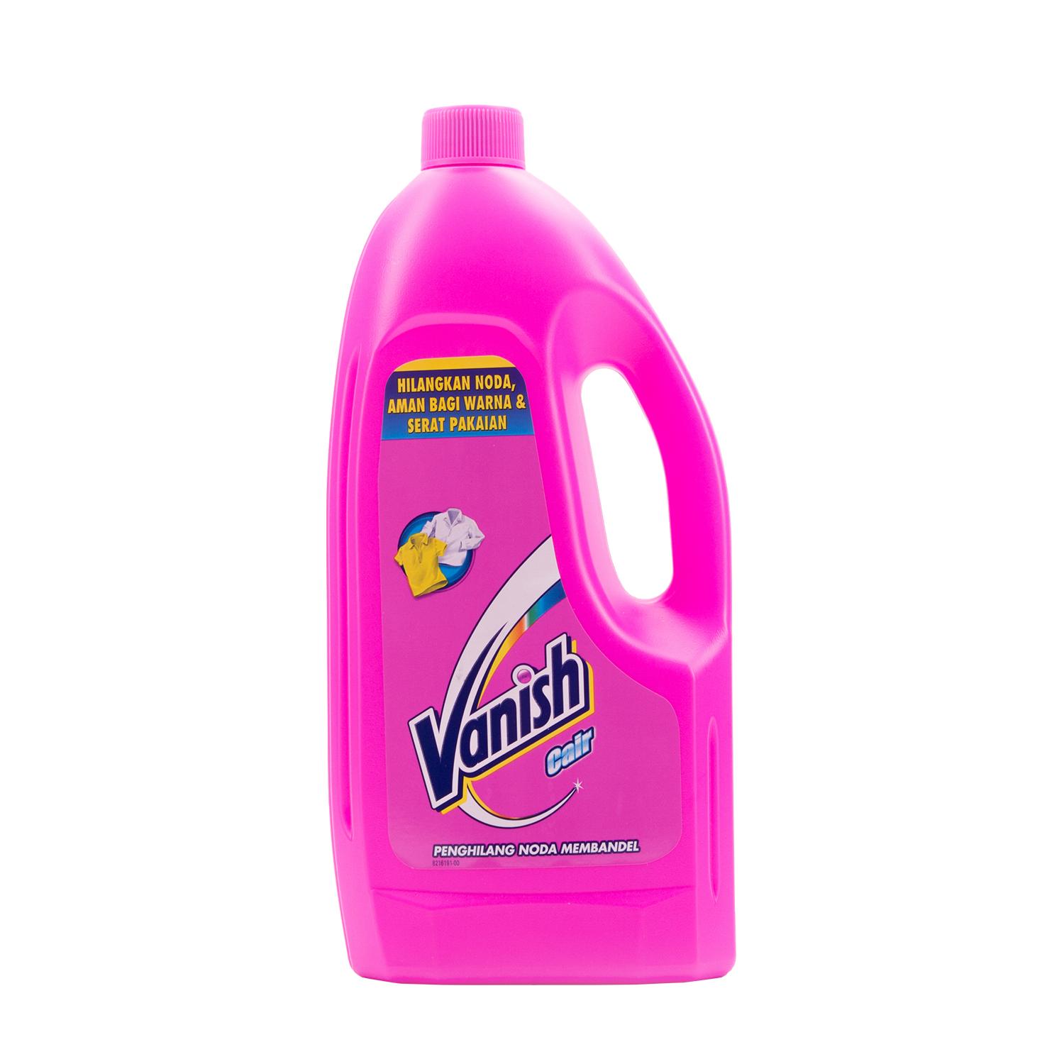 Vanish Cair (Pink) - Botol 1L - Penghilang Noda pada Pakaian