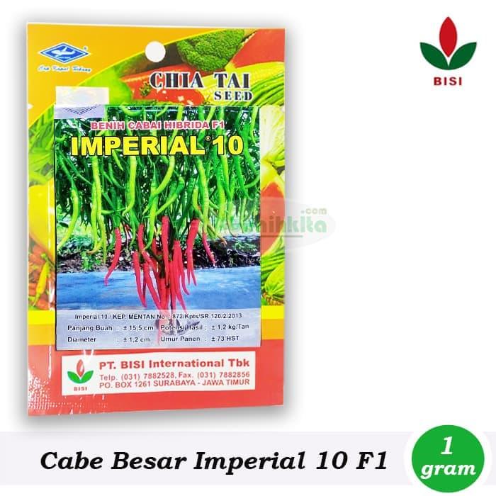 Benih-Bibit Cabe Merah Besar Imperial 10 F1 (BISI)
