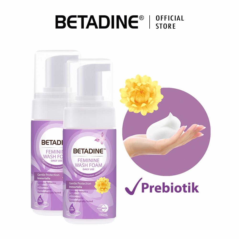 BETADINE™ FW Foam Gentle Protection Immortelle 100 mL Twin Pack