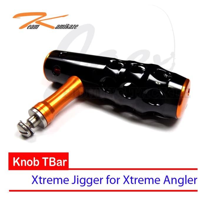 Obral Murah Knob TBar Reel OH Lengkap - Xtreme Jigger Team Kamikaze - Reel Pancing Harga Grosir