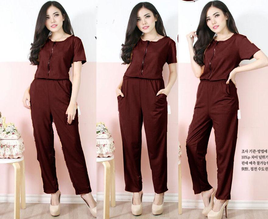 Model Baju Jumpsuit Lengan Panjang - Model Baju dan Gamis 2019