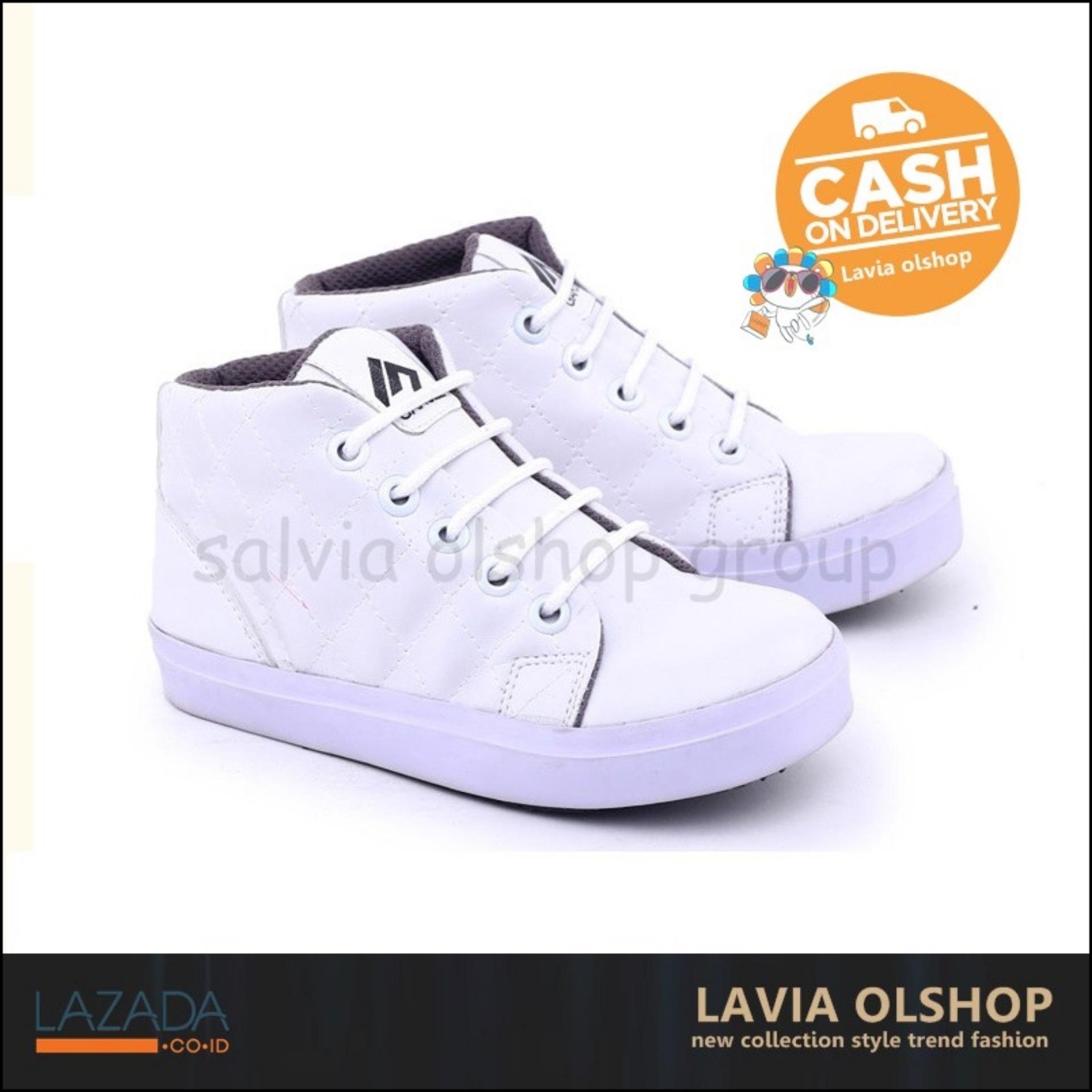 Shoes Sepatu Sneakers Anak Perempuan Lucu Dan Modis Model Terbaru GNW 9565 - Putih