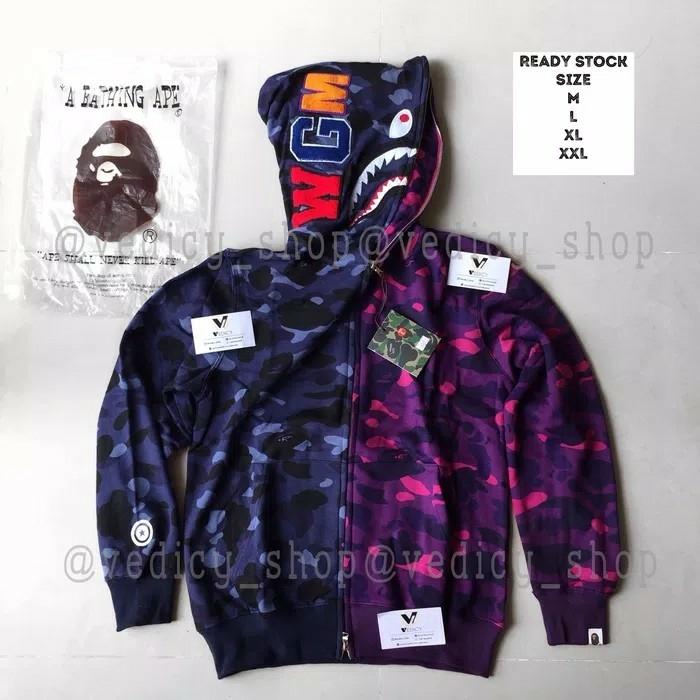 bape shark jacket original