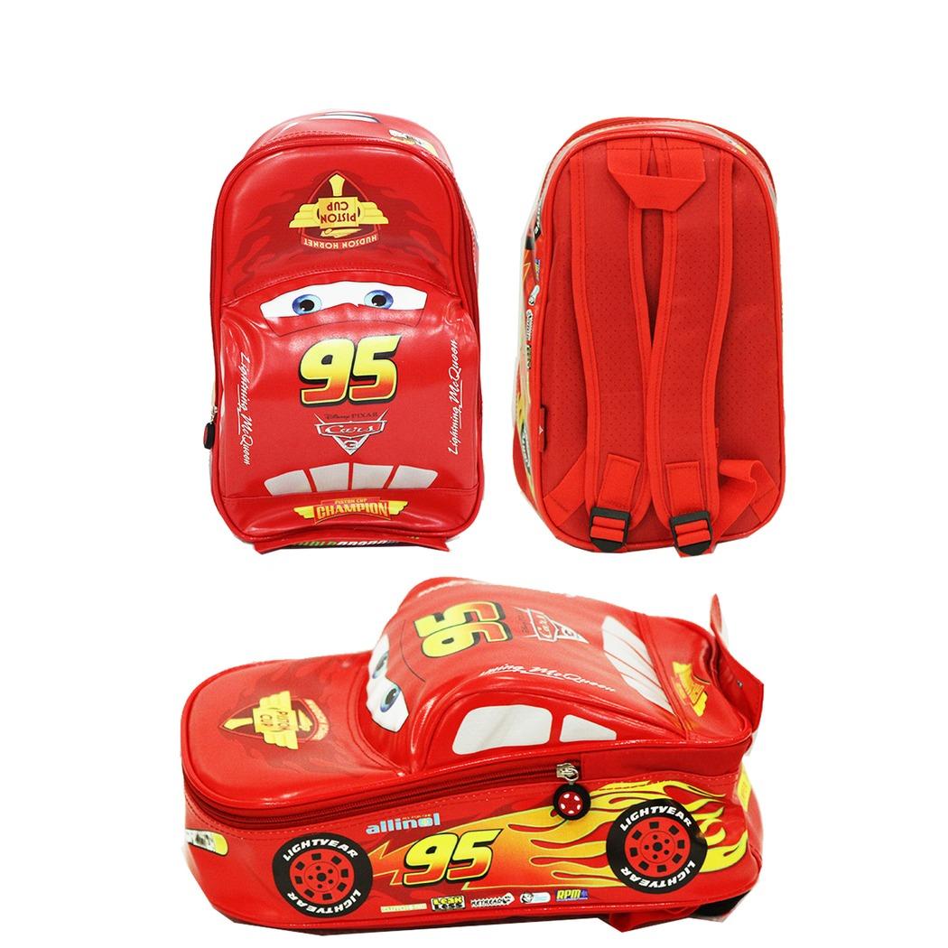 Tas anak anti basah Disney Cars 3D Lightning McQueen On The Road 31x21x12 cm