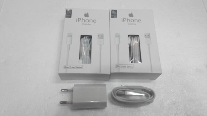 Charger + Kabel Data charger iPhone 5 / 5G / 5S / IPad Mini Ori 99% / Aneka Charger Apple Terbaru / Cas HP Iphone Murah / Charger Kabel Iphone Asli Murah Terlaris