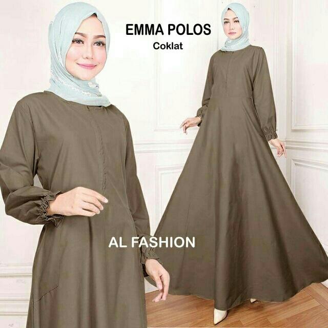 SR Collection Emma Polos Maxi Dress Wanita Muslim