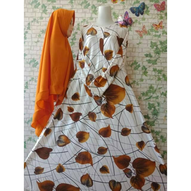 Gamis Syari Set Khimar Jumbo 100% Real Pict Misbee (beli 2 pcs)