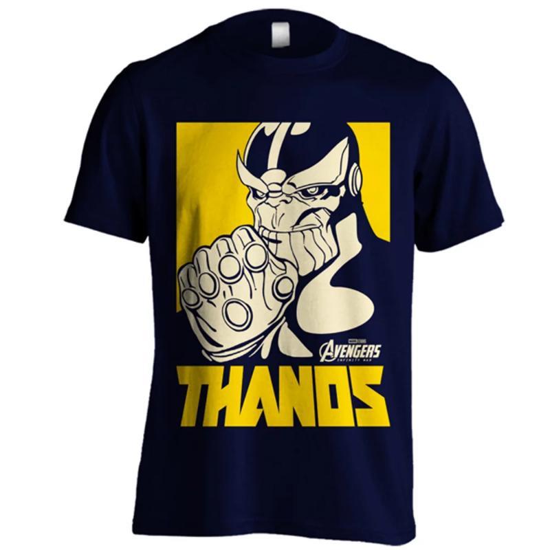Kaos Avenger Thanos C04 Infinity Wars Navy Biru Dongker Ukuran S M L XL XXL Baju Distro Avengers