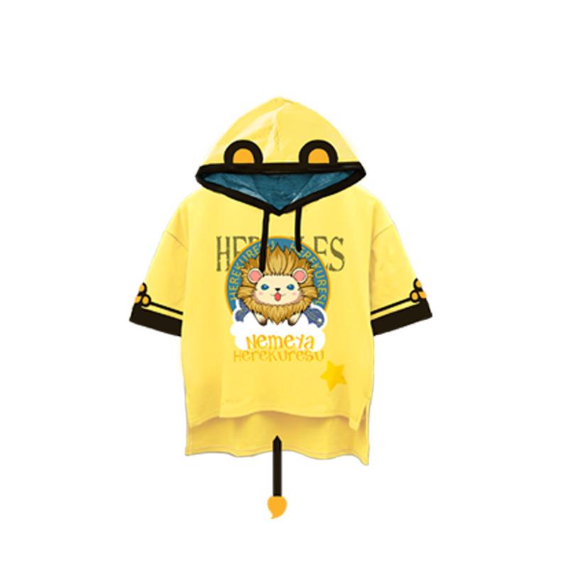 Manzong Mimpi Raya dan Tidur Pangeran 100 Hercules Singa Anime Sekitar Kesan Model Baju Kaos Musim Panas