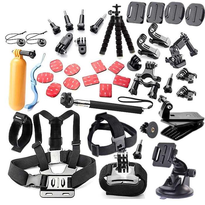 Paket Aksesoris Action Camera Gopro Xiaomi Yi Full Set Super Lengkap