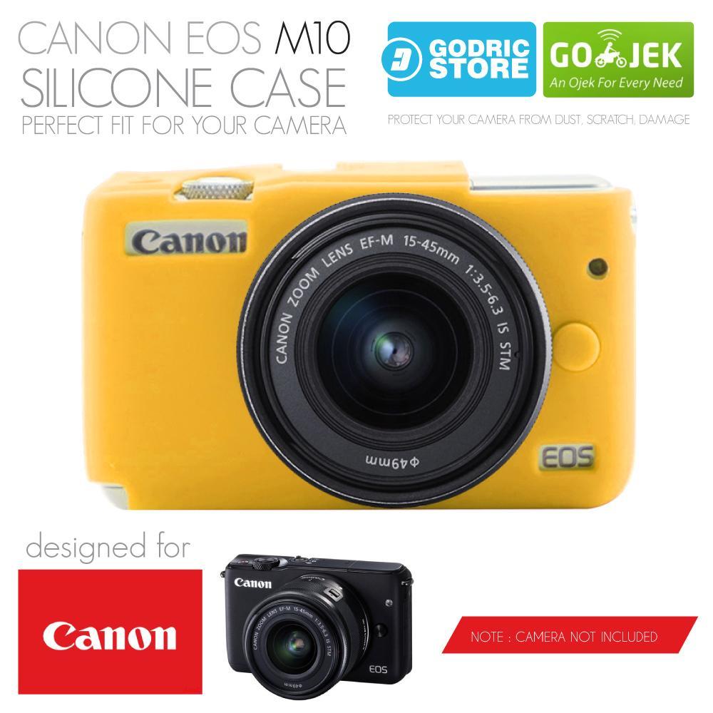 Godric Silicone Canon EOS M10 Silikon Case / Sarung Silicon Kamera Mirrorless