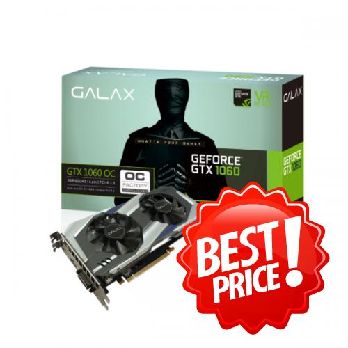 VGA GALAX Geforce GTX 1060 OC 3GB GDDR5 192 bit - GALAX GTX1060 OC 3GB