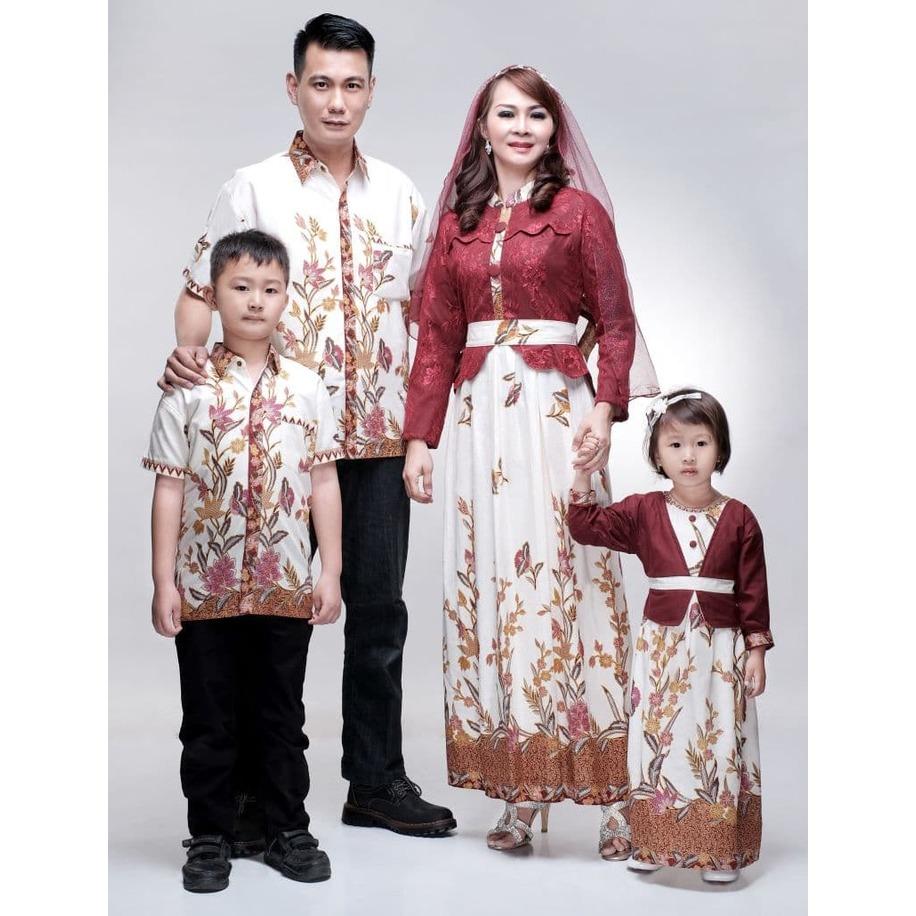 Sarimbit Gamis / Baju Batik Couple Murah / Pasangan / Family Kanaya