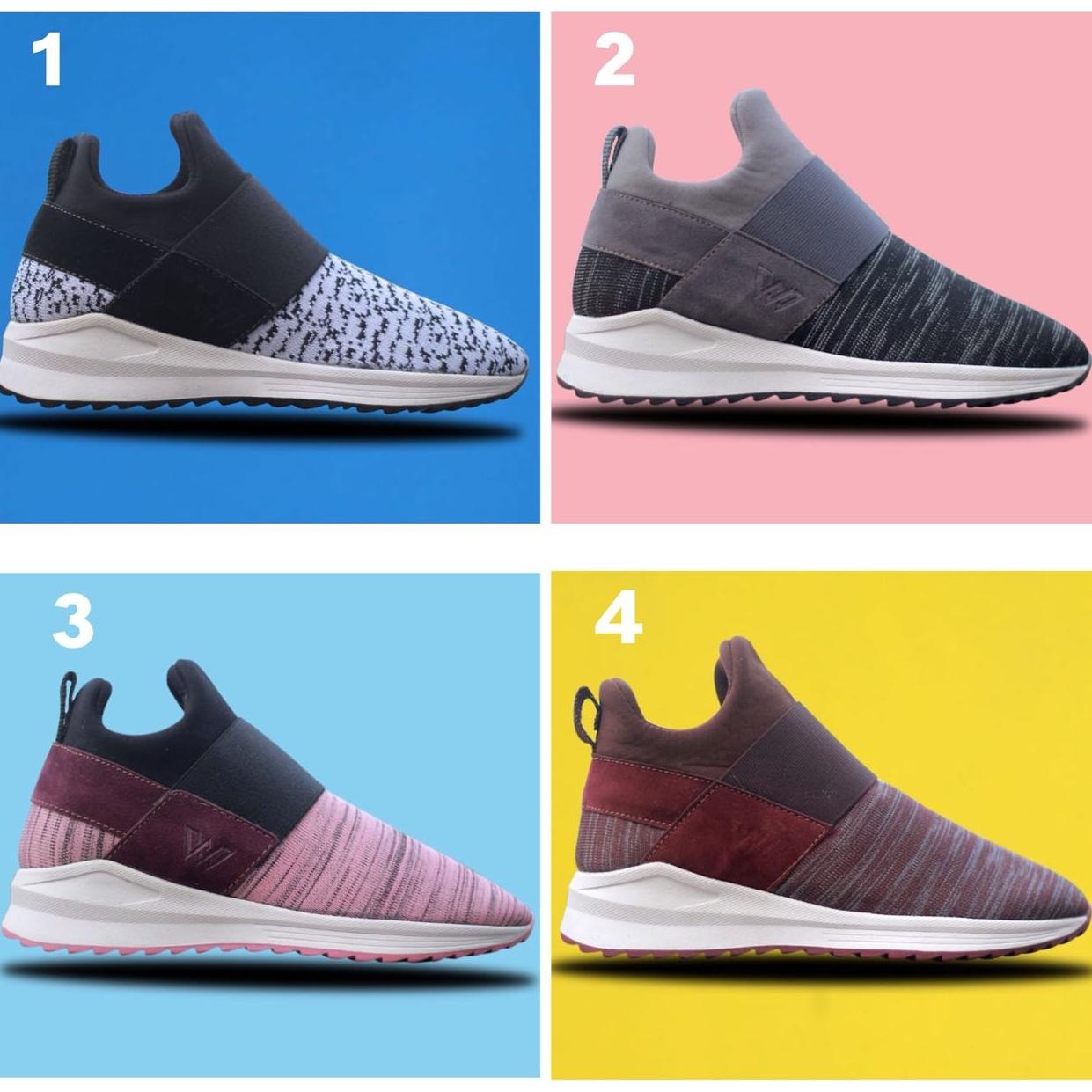 Sepatu Sport Kasual Terkini Slipon Kanvas Terbaru Moderen Sekolah Kerja Kuliahan Slipin Boots Vans Converse Pantofel Hitam Abu