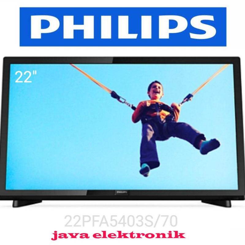 TV LED PHILIPS 22PFA5403S /70 USB MOVIE - 22INC GARANSI RESMI
