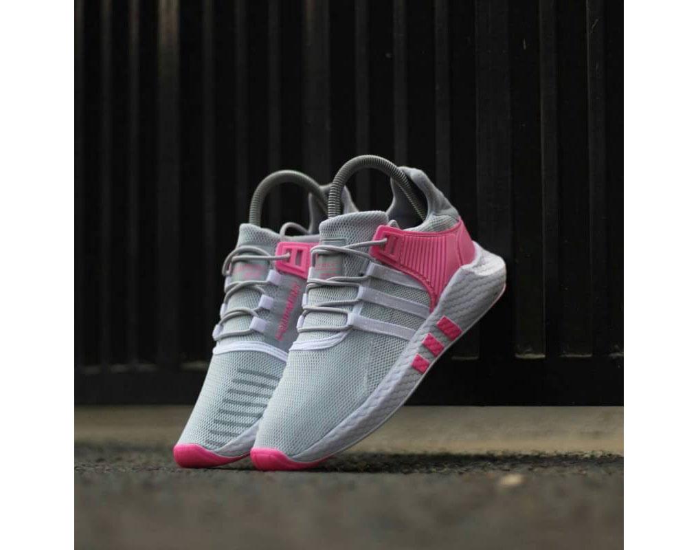 Sepatu Sneakers Adidas Equipment Warna Abu Abu Pink