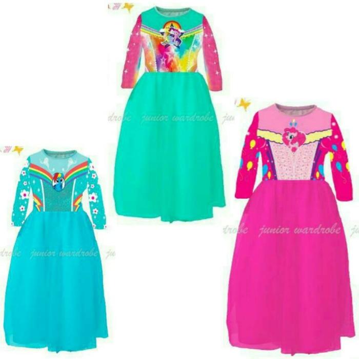 gamis anak littlepony tutu import