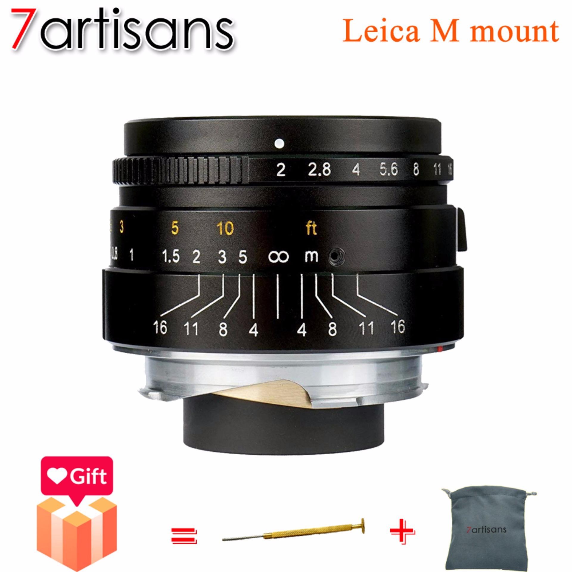 7artisans 35mm F2.0 Leica M Mount Fixed Lens for Leica M-Mount Cameras Like Leica M-M Leica M240 Leica M3 Leica M6 Leica M7 Leica M8 Leica M9 Leica M9p Leica M10 (Black)
