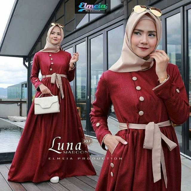 GAMIS REMAJA HANY 2IN1 // BAJU REMAJA/BAJU TERBARU/KATUN JEPANG/COUPLE IBU/TANAH ABANG/BATIK MURAH (LUNA KUNING)